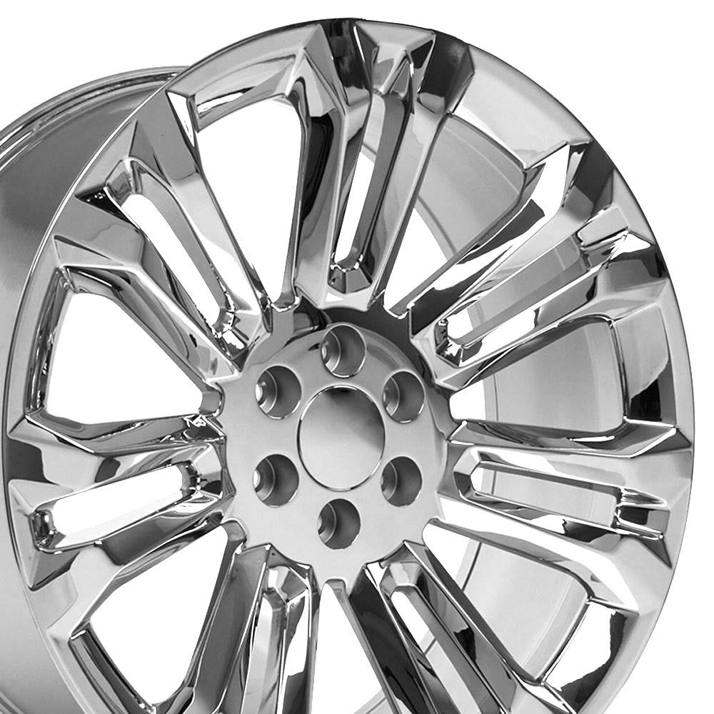 24" Replica CV43 fits Chevrolet Silverado 24x10 Chrome