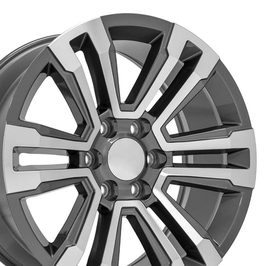 20" Replica CV44 fits GMC Yukon Denali 20x9 Gunmetal Machined