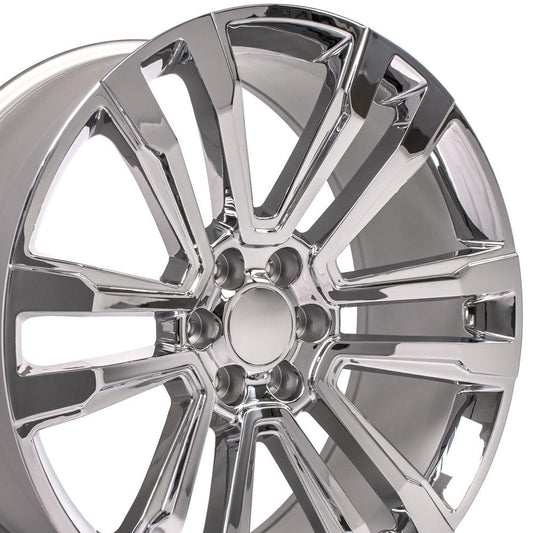 24" Replica CV44 fits GMC Sierra Denali 24x10 Chrome