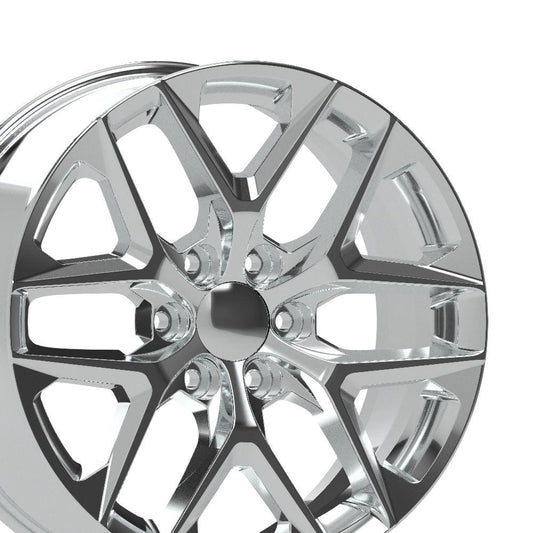 20" Replica CV62 fits Chevrolet Silverado 20x9 Chrome