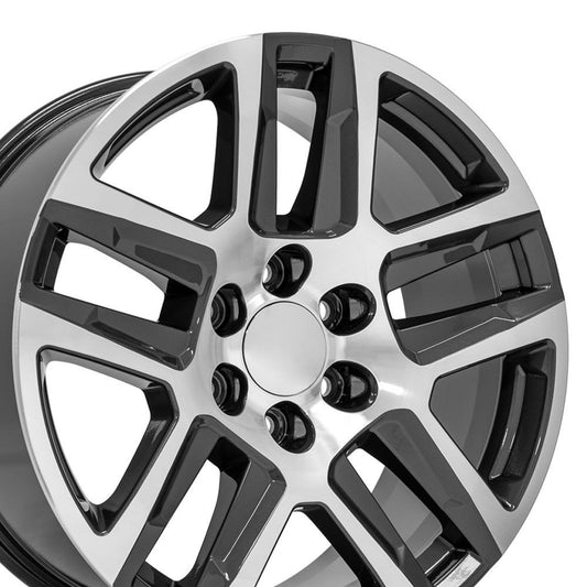 20" Replica CV63 fits Chevrolet Silverado 1500 20x9 Gunmetal Machined