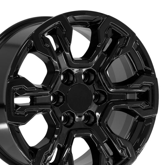 18" Replica CV65 fits Chevrolet Silverado 18x8.5 Gloss Black