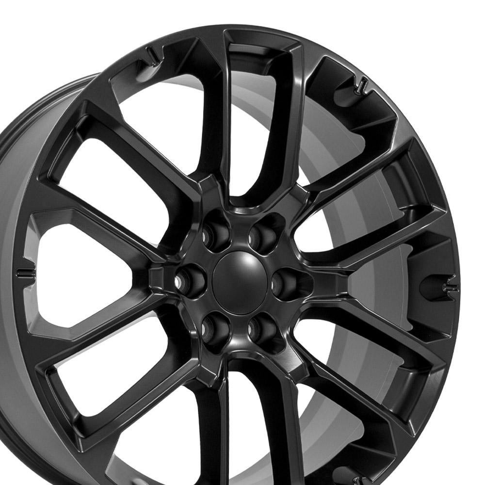 24" Replica CV67 fits Chevrolet Suburban;Ranger 1500 24x10 Satin Black