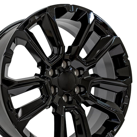 22" Replica CV68 fits Chevrolet Suburban;Ranger 1500 22x9 Gloss Black