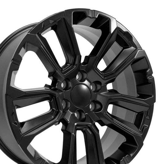 22" Replica CV68 fits Chevrolet Suburban;Ranger 1500 22x9 Satin Black