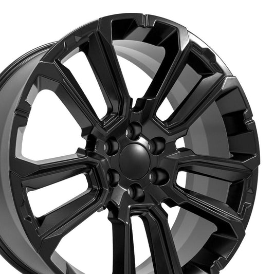 24" Replica CV68 fits Chevrolet Suburban;Ranger 1500 24x10 Satin Black