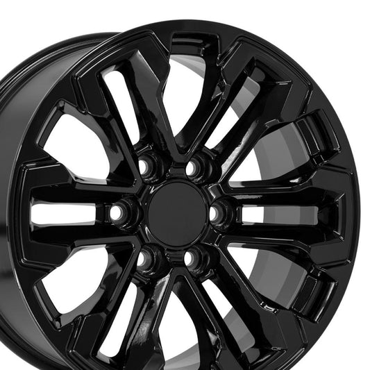 18" Replica CV69 fits Chevrolet Silverado 18x8.5 Gloss Black