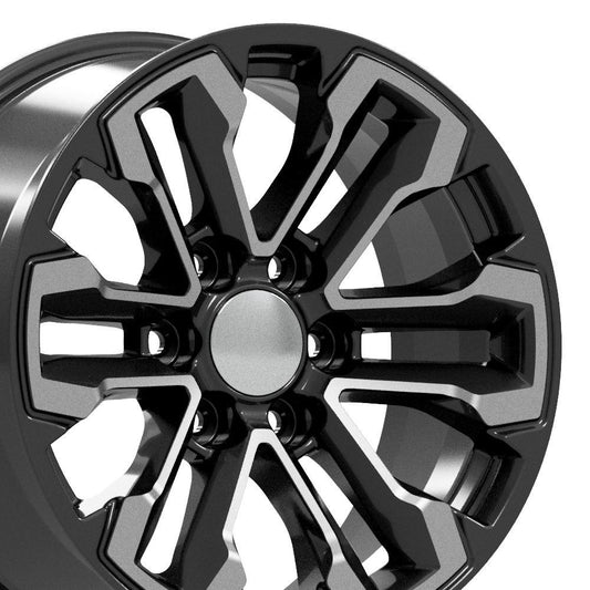 18" Replica CV69 fits Chevrolet Silverado 18x8.5 Gloss Black