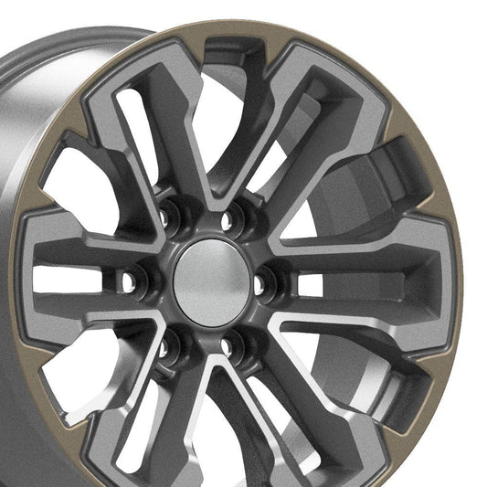 18" Replica CV69 fits Chevrolet Silverado 18x8.5 Gunmetal