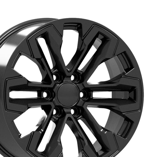 20" Replica CV69 fits Chevrolet Silverado 20x9 Gloss Black