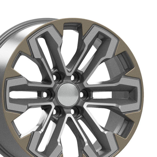 20" Replica CV69 fits Chevrolet Silverado 20x9 Gunmetal