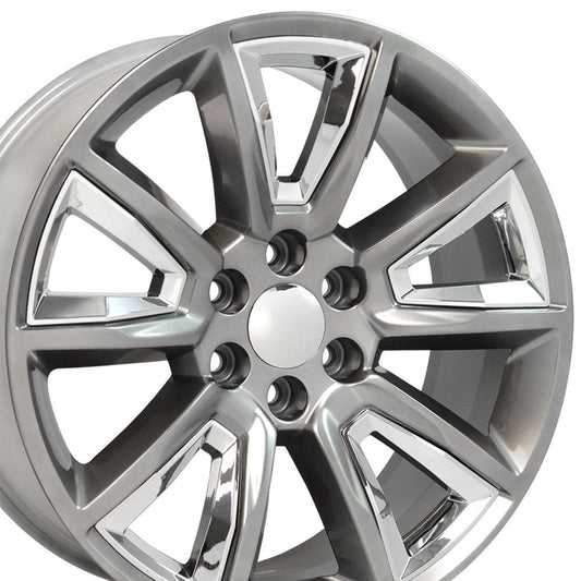 22" Replica CV73B fits Chevrolet Tahoe 22x9 Hyper w/Chrome