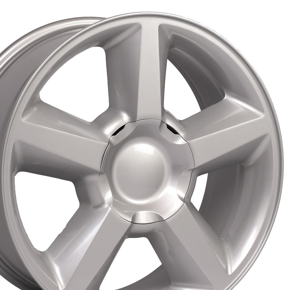 20" Replica CV83 fits Chevrolet Tahoe 20x8.5 Silver