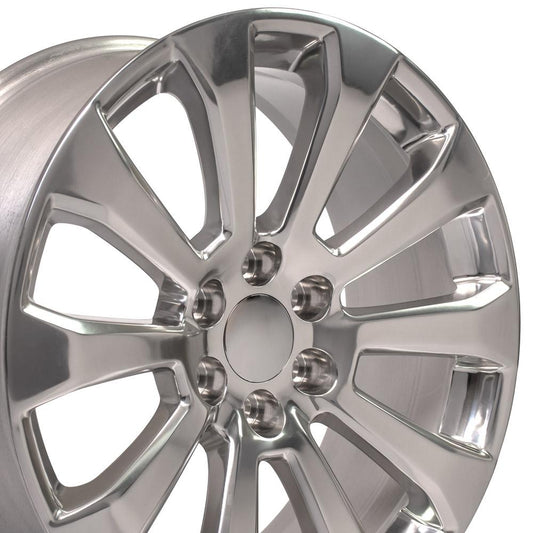 22" Replica CV95 fits Chevrolet Silverado 22x9 Polished