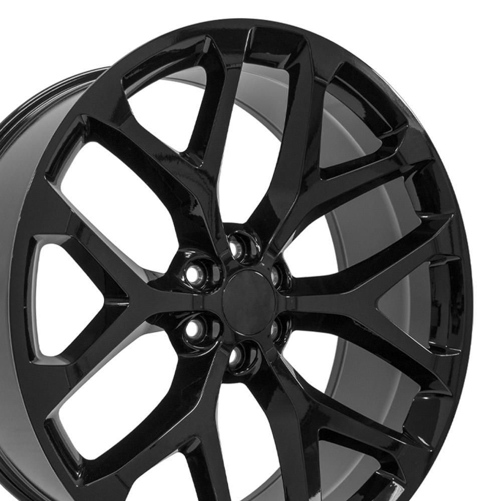 26" Replica CV98 fits Chevy Silverado 26x10 Black