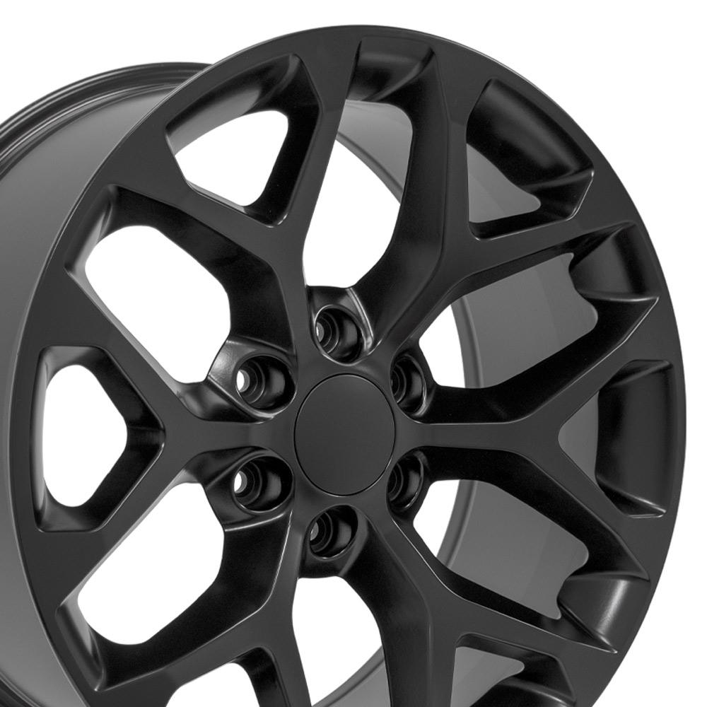 20" Replica CV98B fits Chevy Silverado 20x9 Satin Black