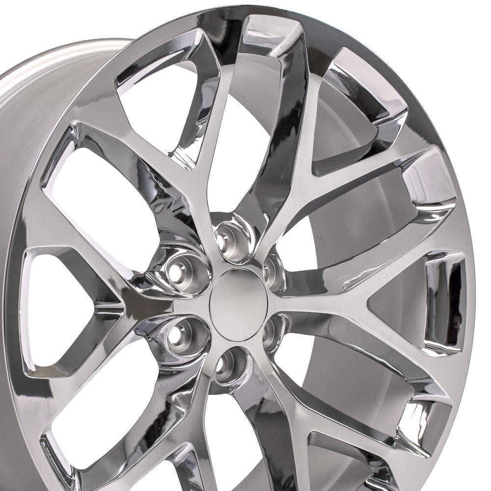 24" Replica CV98B fits Chevy Silverado 24x10 Chrome