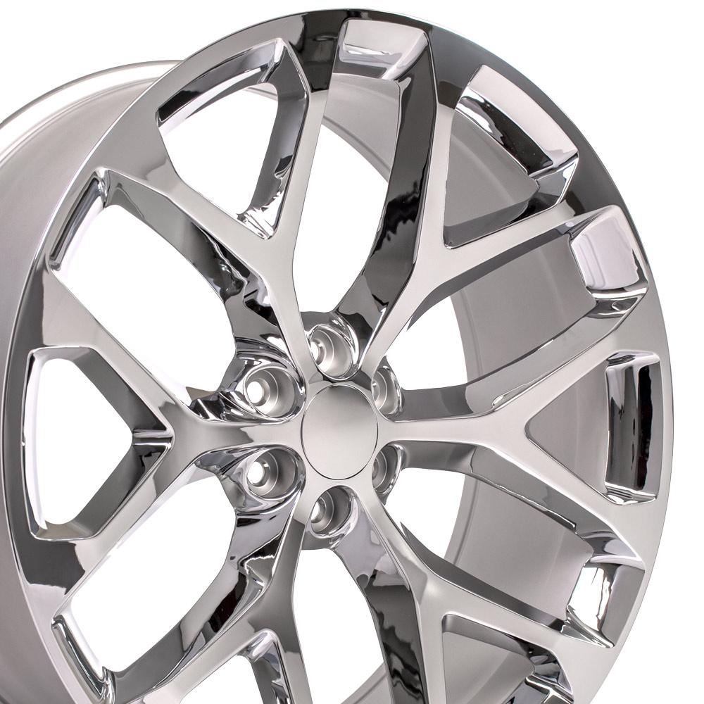 26" Replica CV98B fits Chevy Silverado 26x10 Chrome