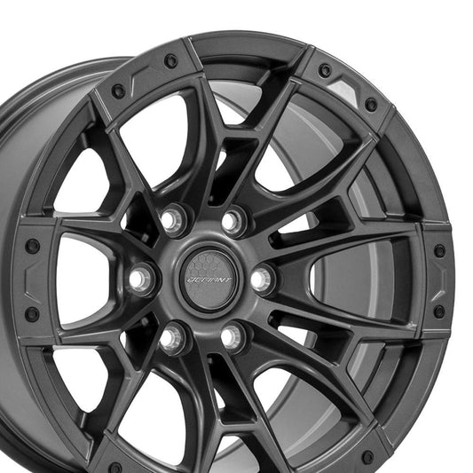 DEFIANT DF04 17x9 6x135mm +12et in Dark Satin Charcoal