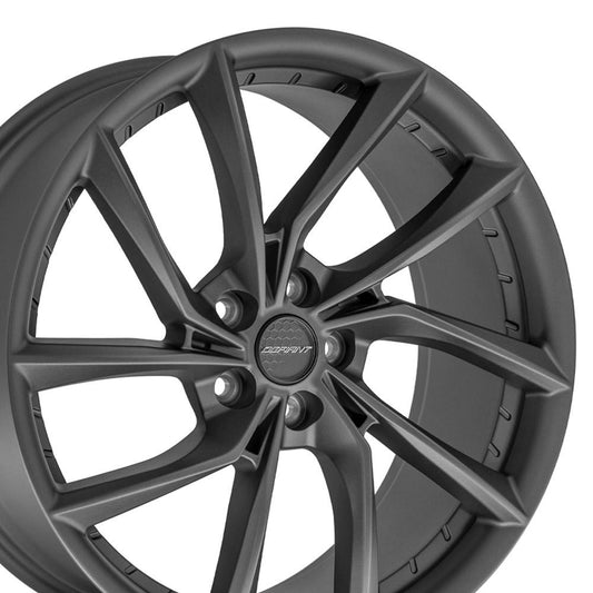 DEFIANT DF06 20x9 5x4.5" +35et in Dark Satin Charcoal