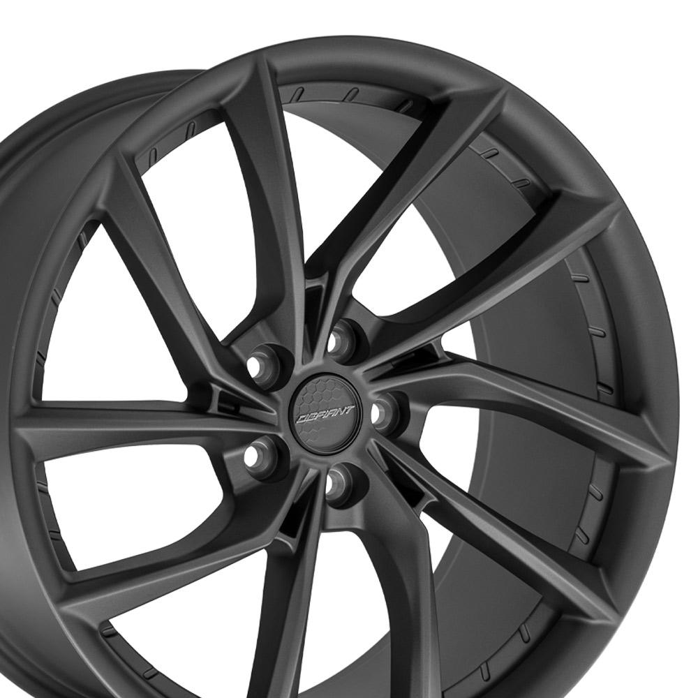 DEFIANT DF06 20x10 5x120mm +35et in Dark Satin Charcoal