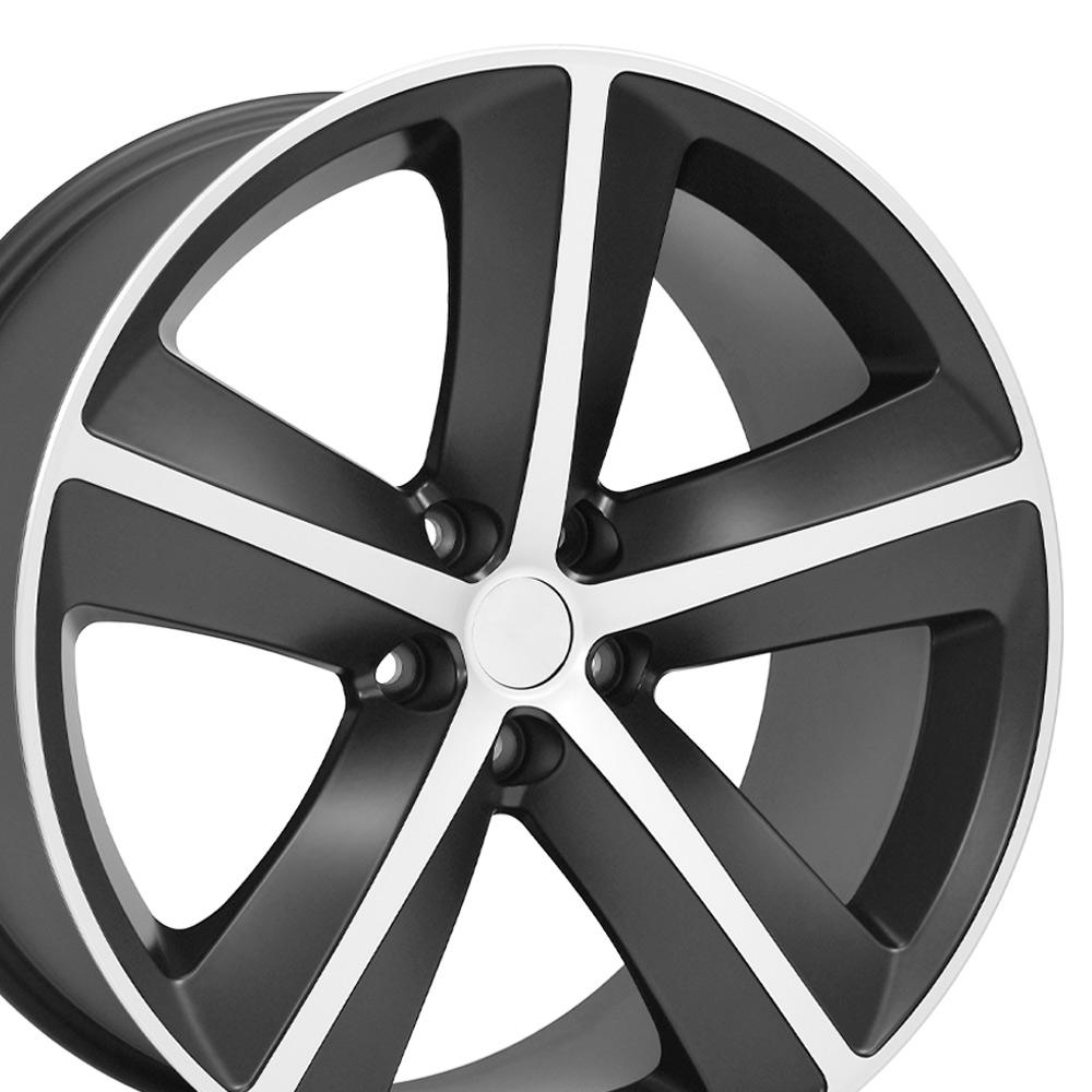 20" Replica DG05 fits Dodge Charger SRT 20x9 Satin Mach'd