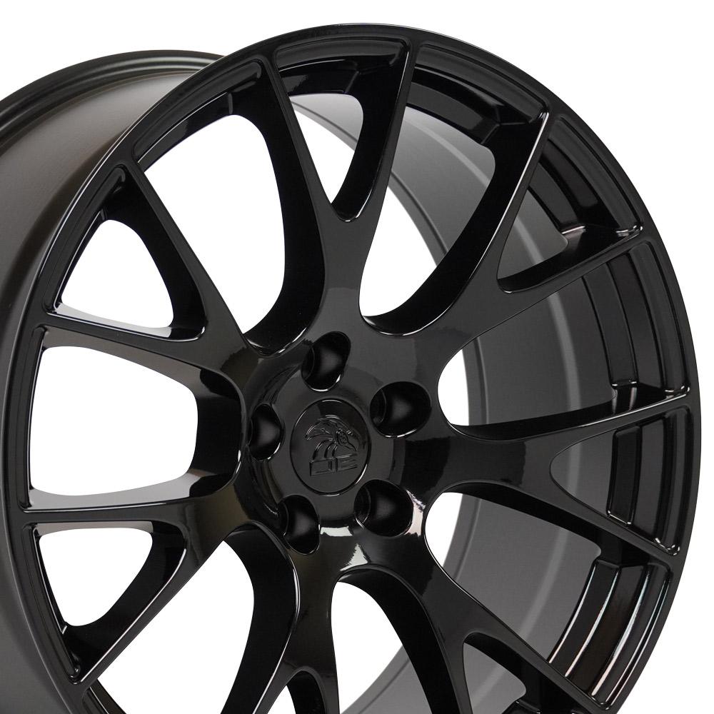 20" Replica DG15 fits Dodge Hellcat 20x9 Gloss Black