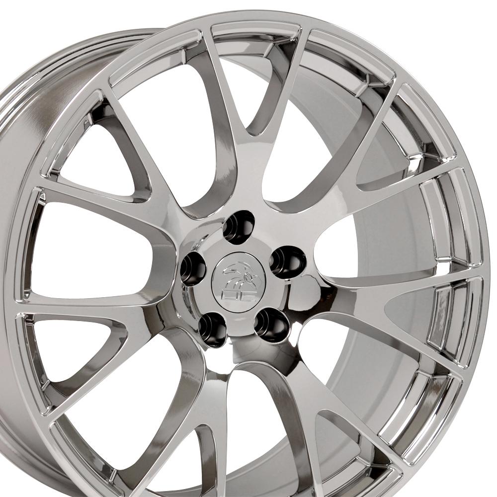 22" Replica DG69 fits Dodge RAM Hellcat 22x10 Chrome