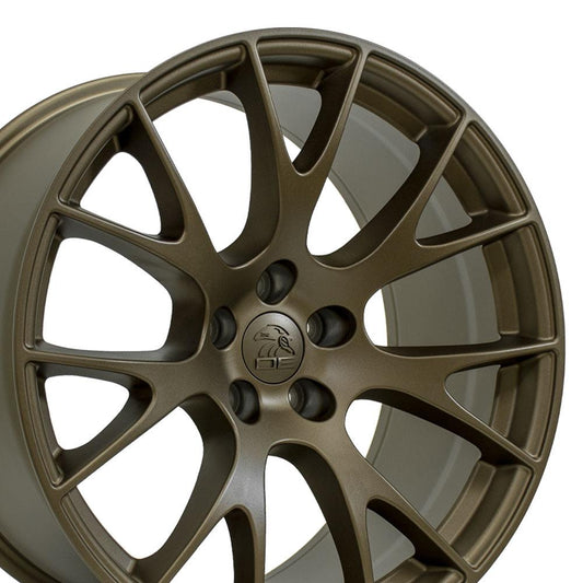 20" Replica DG15 fits Dodge Hellcat 20x10 Bronze