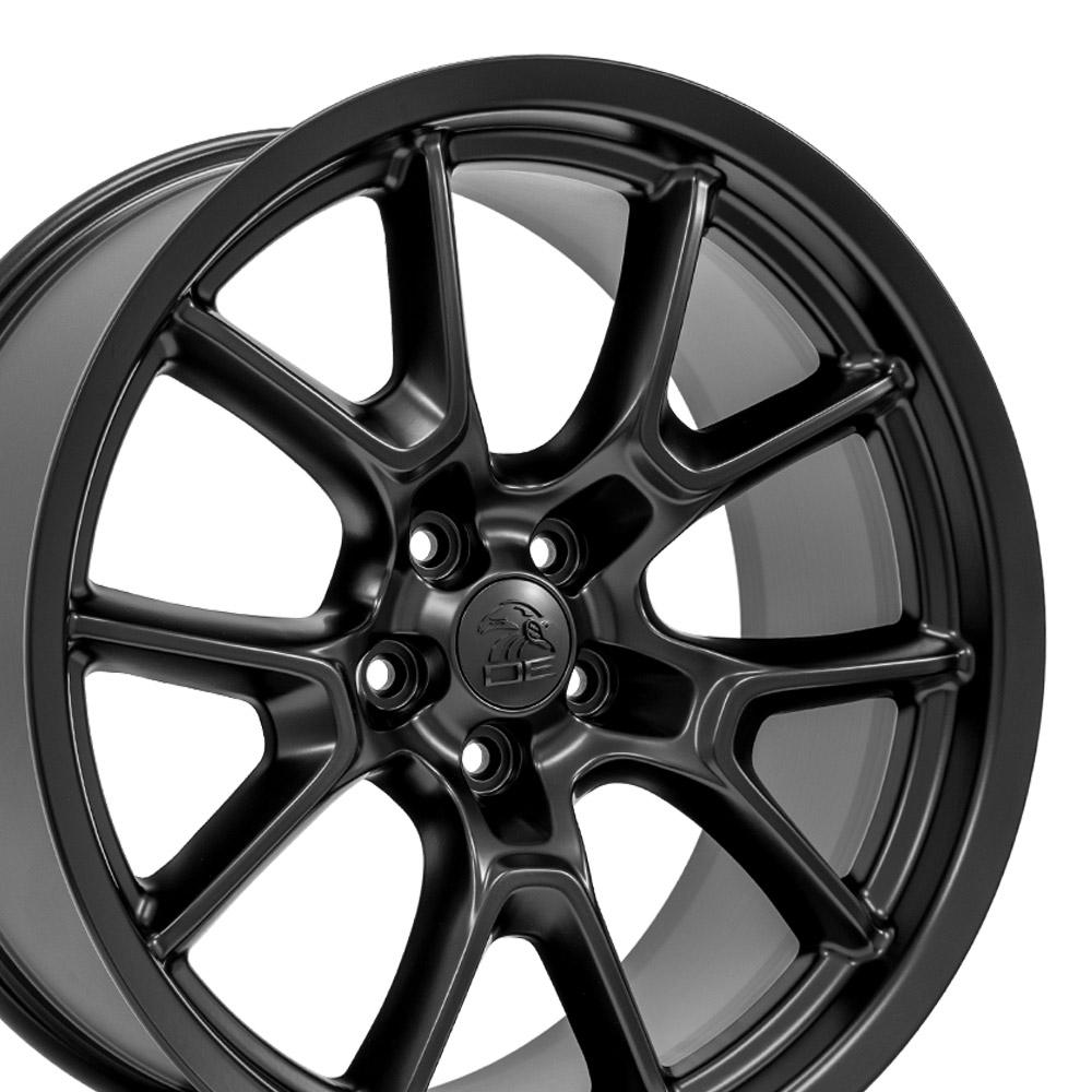 20" Replica DG21 fits Dodge Challenger 20x9 Satin Black