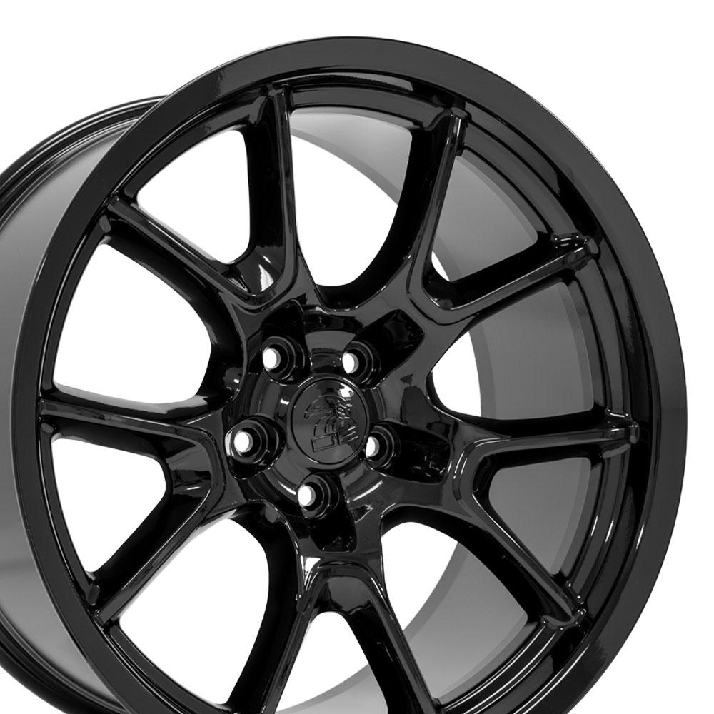 20" Replica DG21 fits Dodge Challenger 20x10 Gloss Black