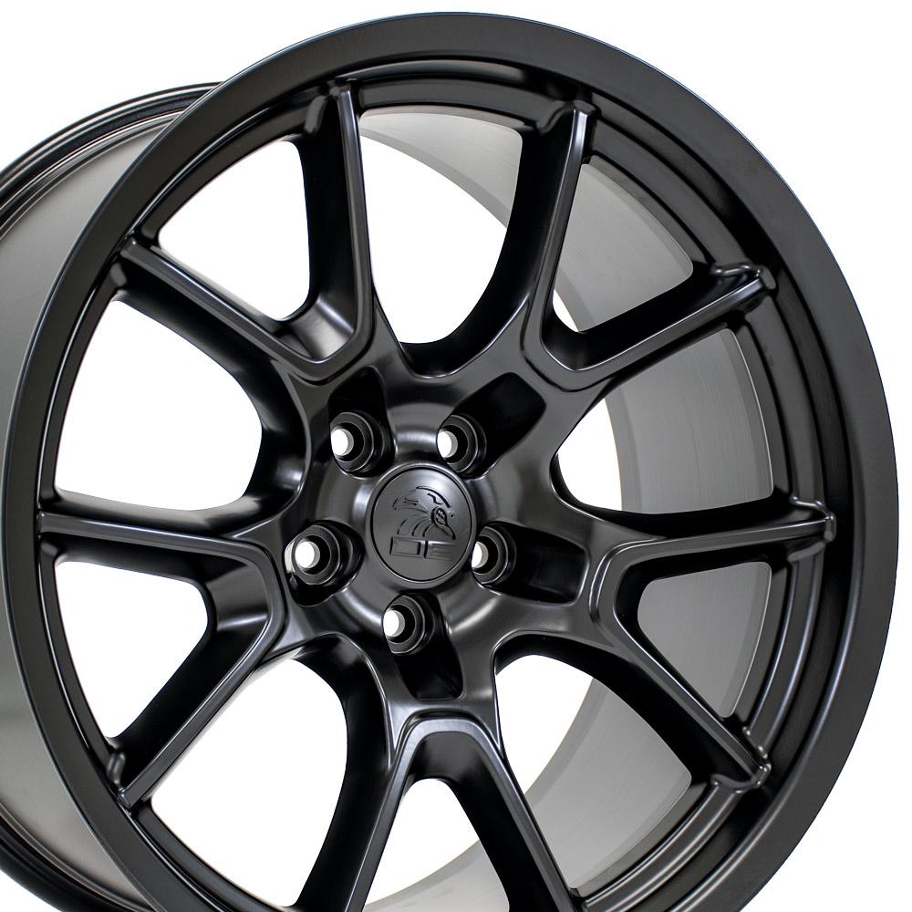 20" Replica DG21 fits Dodge Challenger 20x10 Satin Black