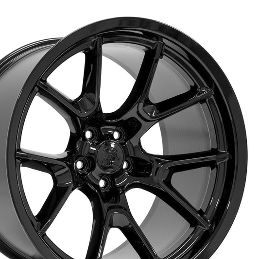 20" Replica DG21 fits Dodge Challenger 20x11 Gloss Black