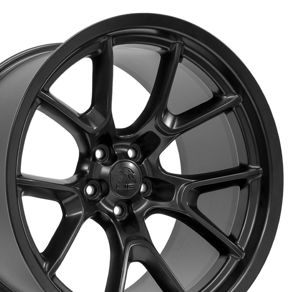 20" Replica DG21 fits Dodge Challenger 20x11 Satin Black