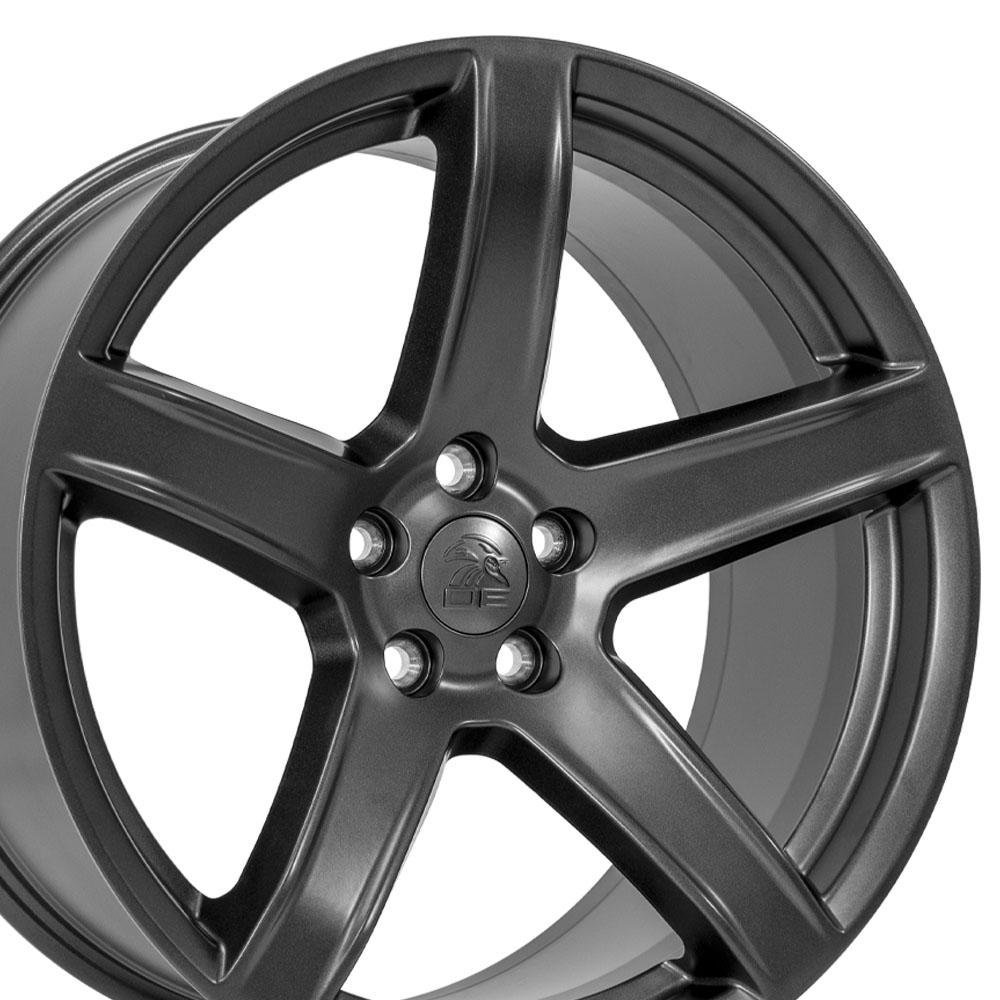 20" Replica DG22 fits Dodge Challenger 20x9.5 Satin Gunmetal