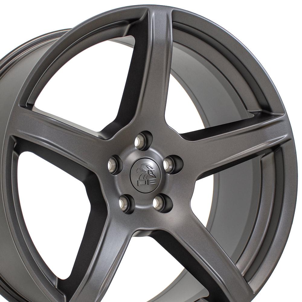 22" Replica DG22 fits Jeep Grand Cherokee 22x9.5 Satin Gunmetal