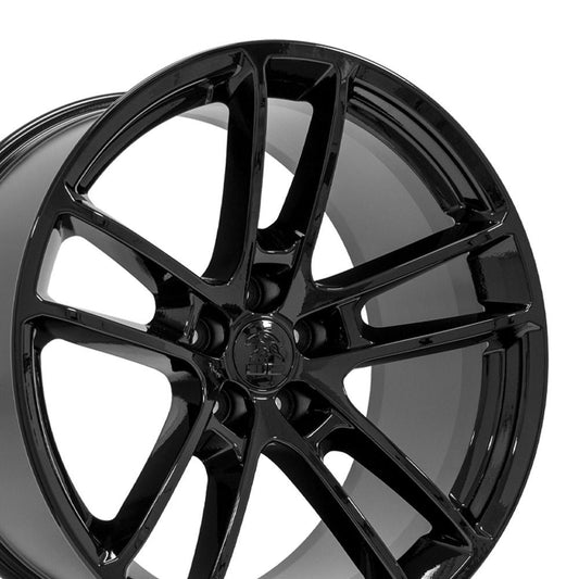 20" Replica DG23 fits Dodge Challenger 20x10 Gloss Black