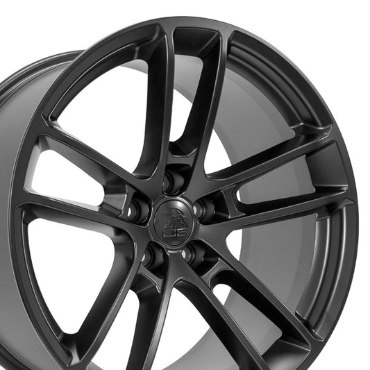 20" Replica DG23 fits Dodge Challenger 20x10 Satin Black