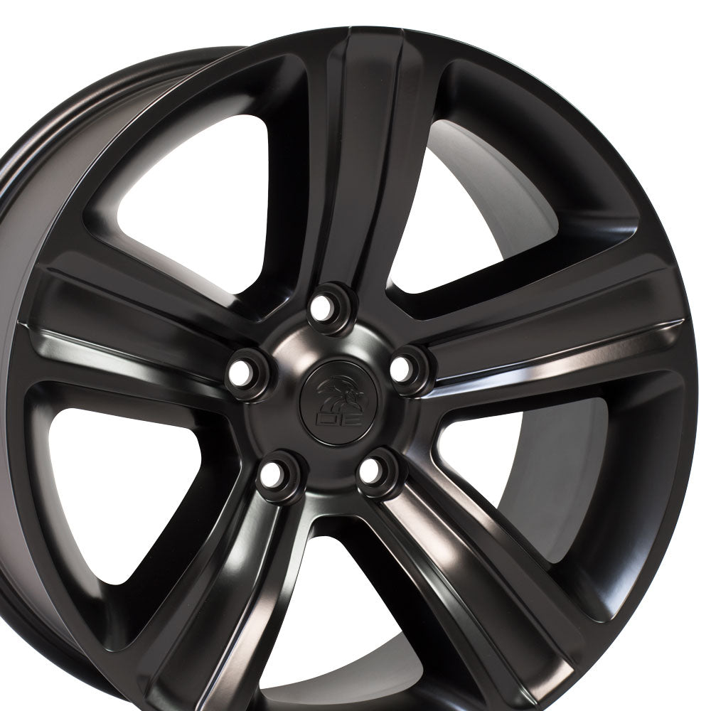 20" Replica DG65 fits Dodge RAM 20x9 Black