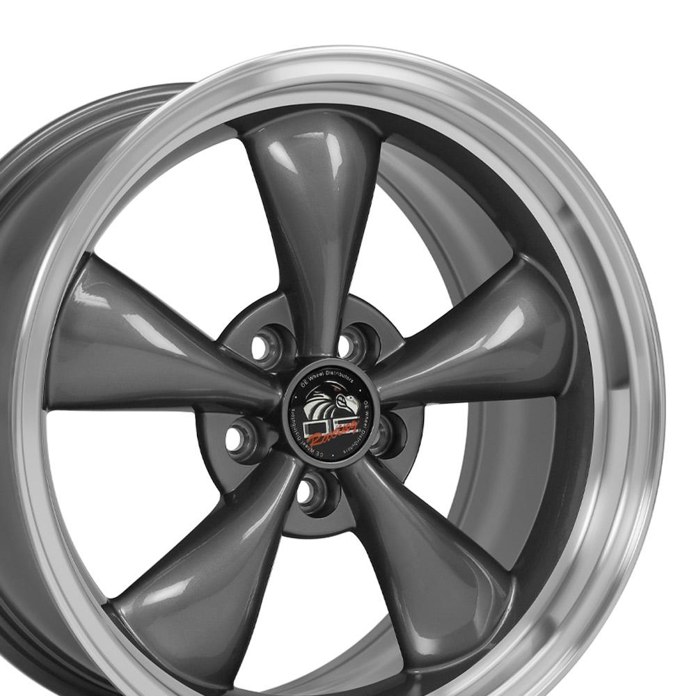 18" Replica FR01 fits Ford Mustang Bullitt 18x9 Gunmetal