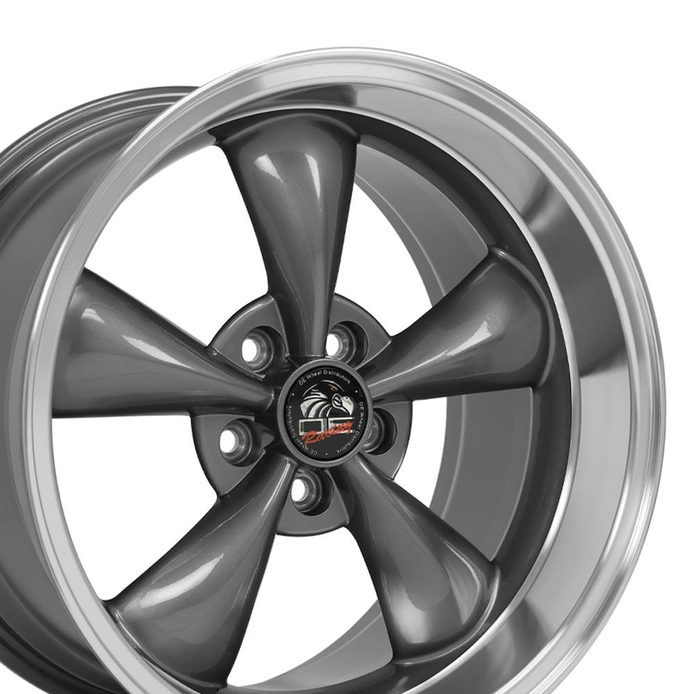 18" Replica FR01 fits Ford Mustang Bullitt 18x10 Gunmetal