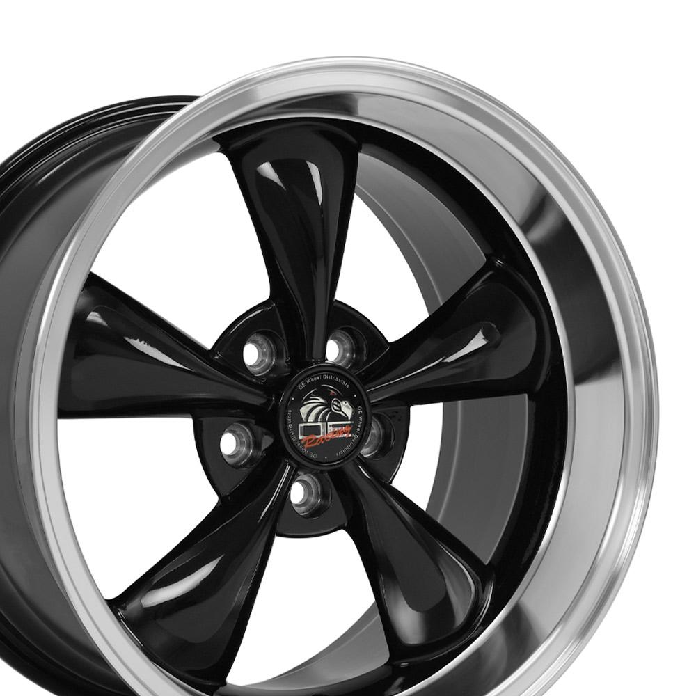 18" Replica FR01 fits Ford Mustang Bullitt 18x10 Black