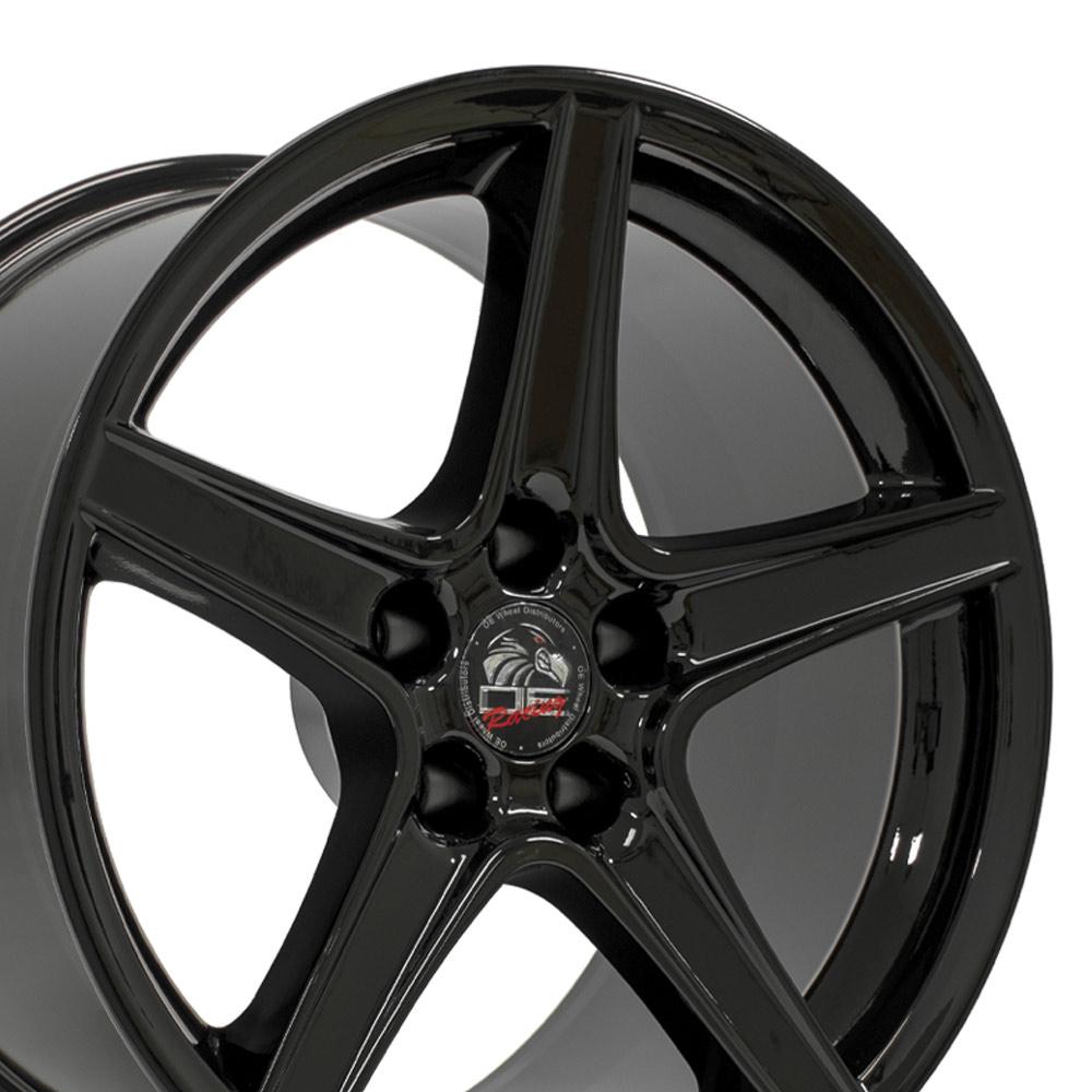 18" Replica FR06B fits Ford Mustang Saleen 18x10 Black