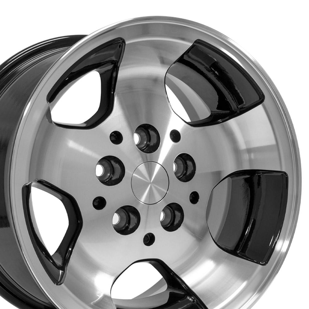 15" Replica JP08 fits Jeep Wrangler 15x8 Machined