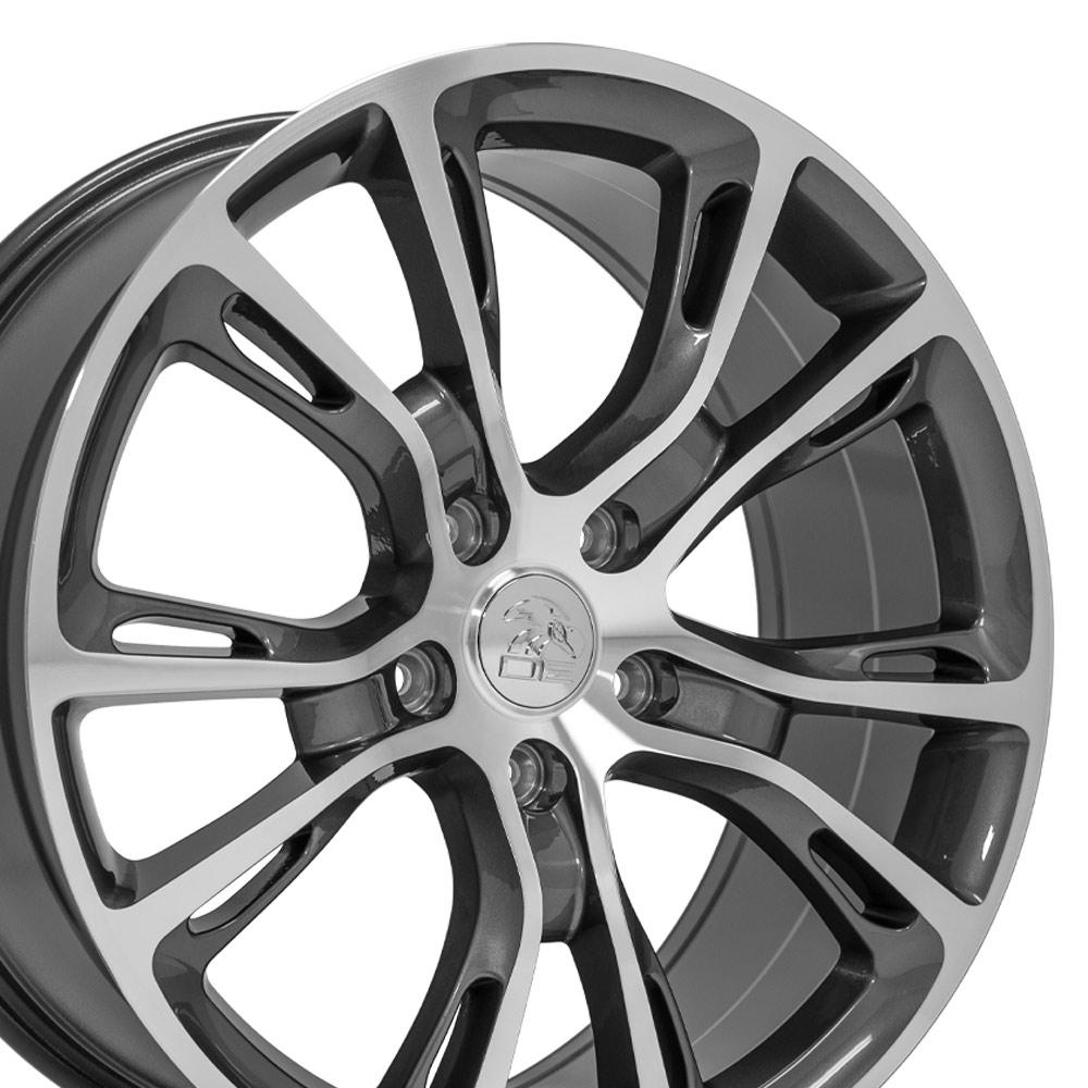 20" Replica JP16 fits Jeep Grand Cherokee 20x8.5 Gunmetal Mach'd