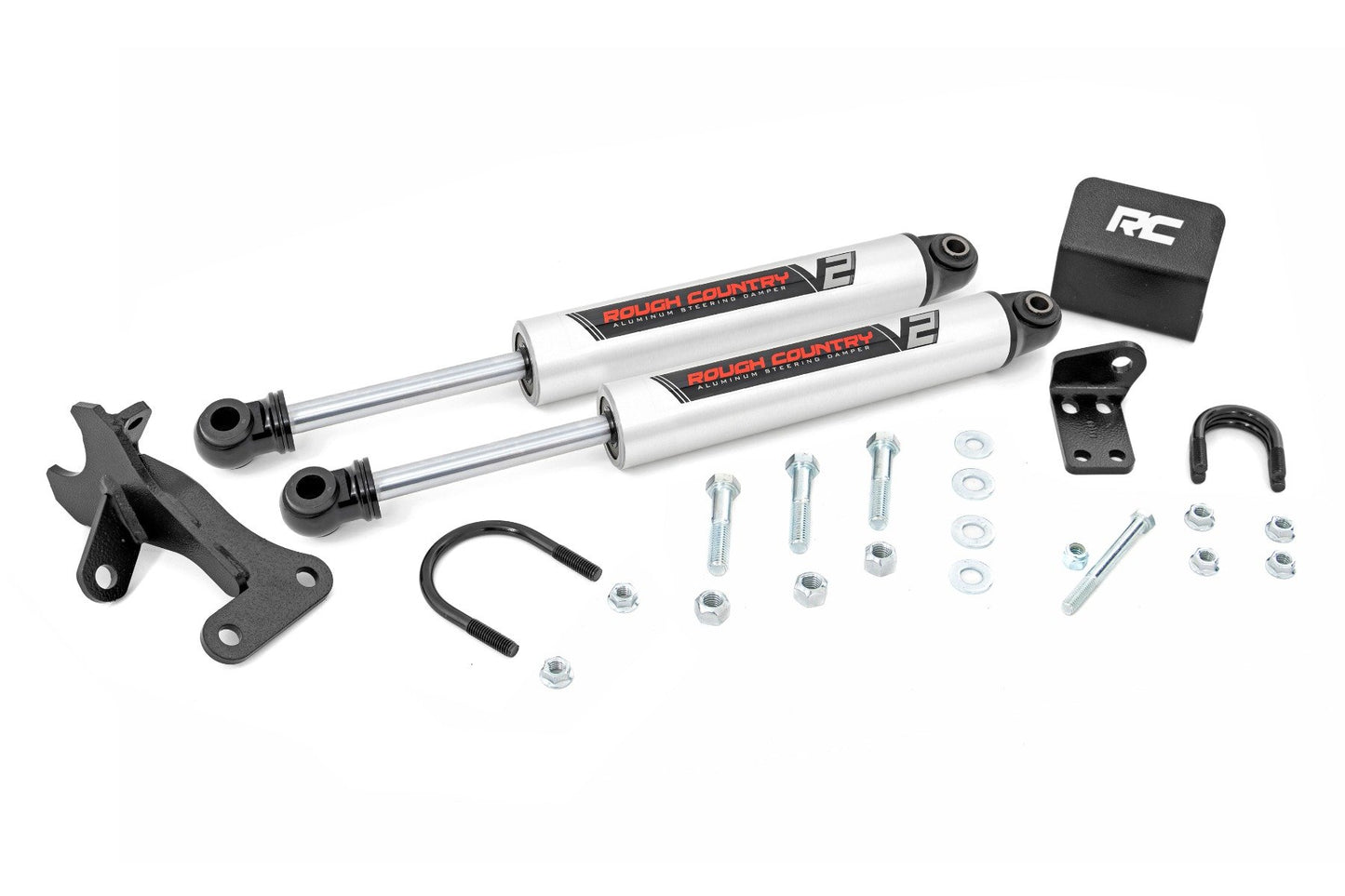 V2 Steering Stabilizer | Dual | 4 Inch Lift | Jeep Grand Cherokee WJ (99-04)