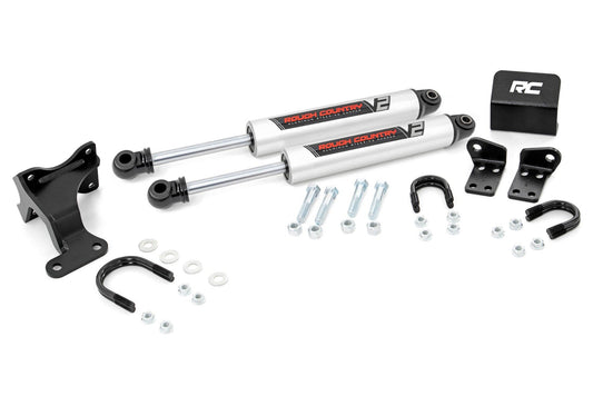 V2 Steering Stabilizer | Dual | 2-8 Inch Lift | Jeep Wrangler JK/Wrangler Unlimited (07-18)