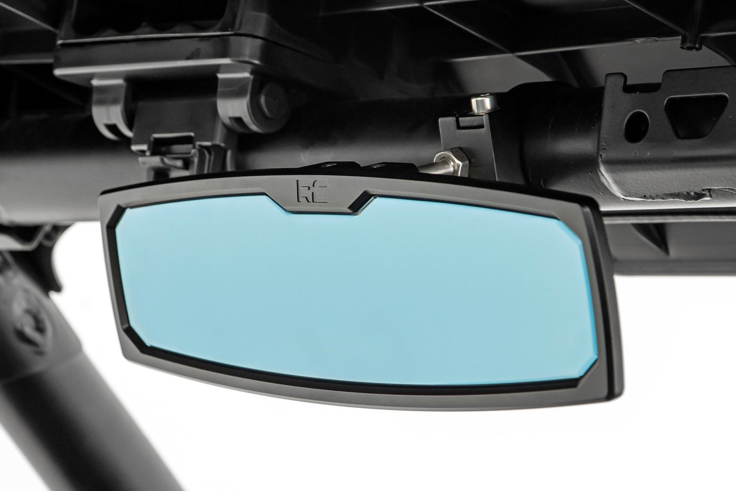 UTV Aluminum Rear View Mirror | Dome Light| 12" | 1.75-2" Mount