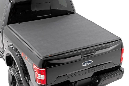 Soft Tri-Fold Bed Cover | 6'7" Bed | Ford F-150 (21-24)/F-150 Lightning (22-24)