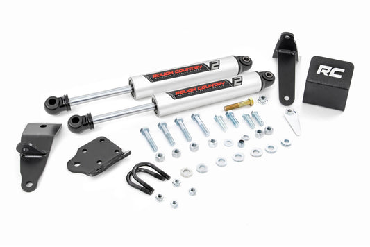 V2 Steering Stabilizer | Dual | 2-8 Inch Lift | Ram 2500 4WD (2010-2013)